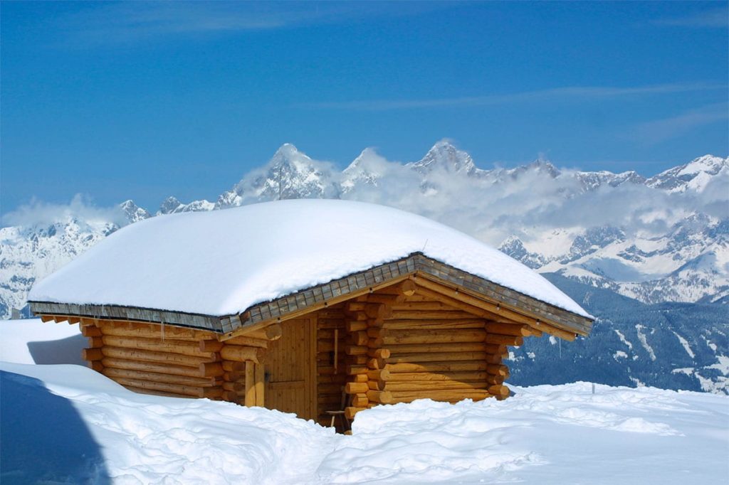 Finnische Saunahütte, Alpengasthof Trinkeralm in Forstau